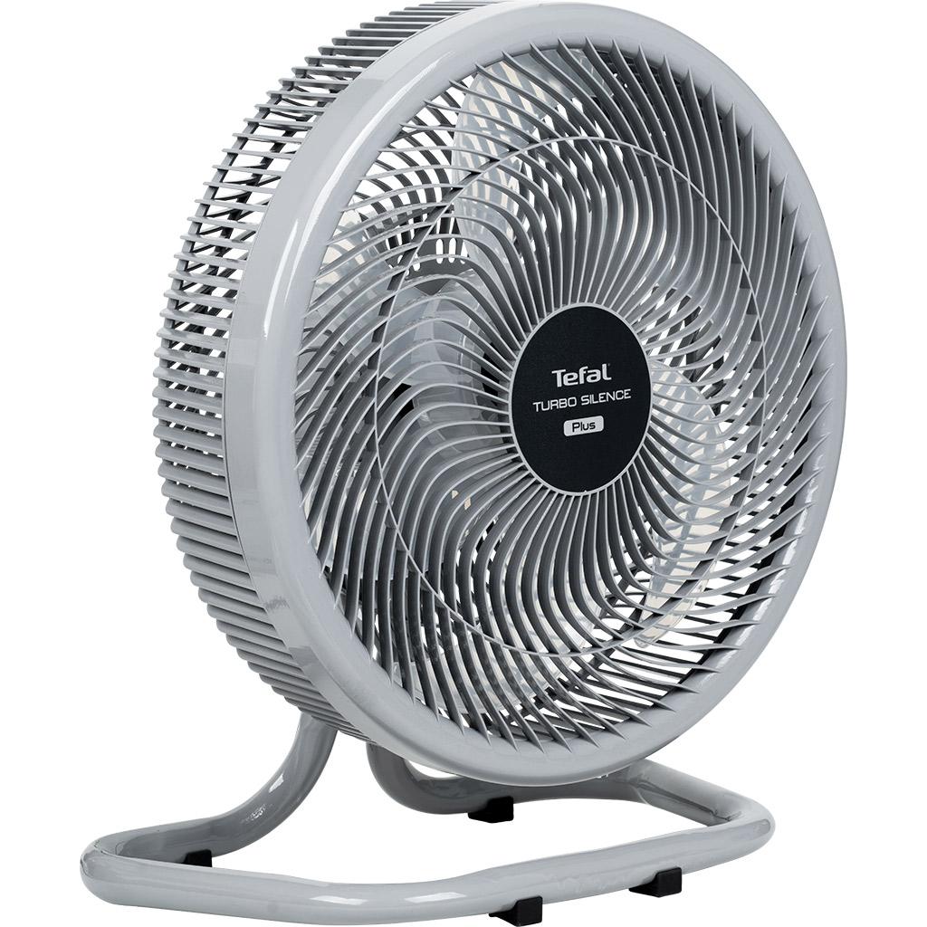 Quạt sàn Tefal Turbo Silence Plus VH686790 - Xám Cánh Trắng - Hàng chính hãng