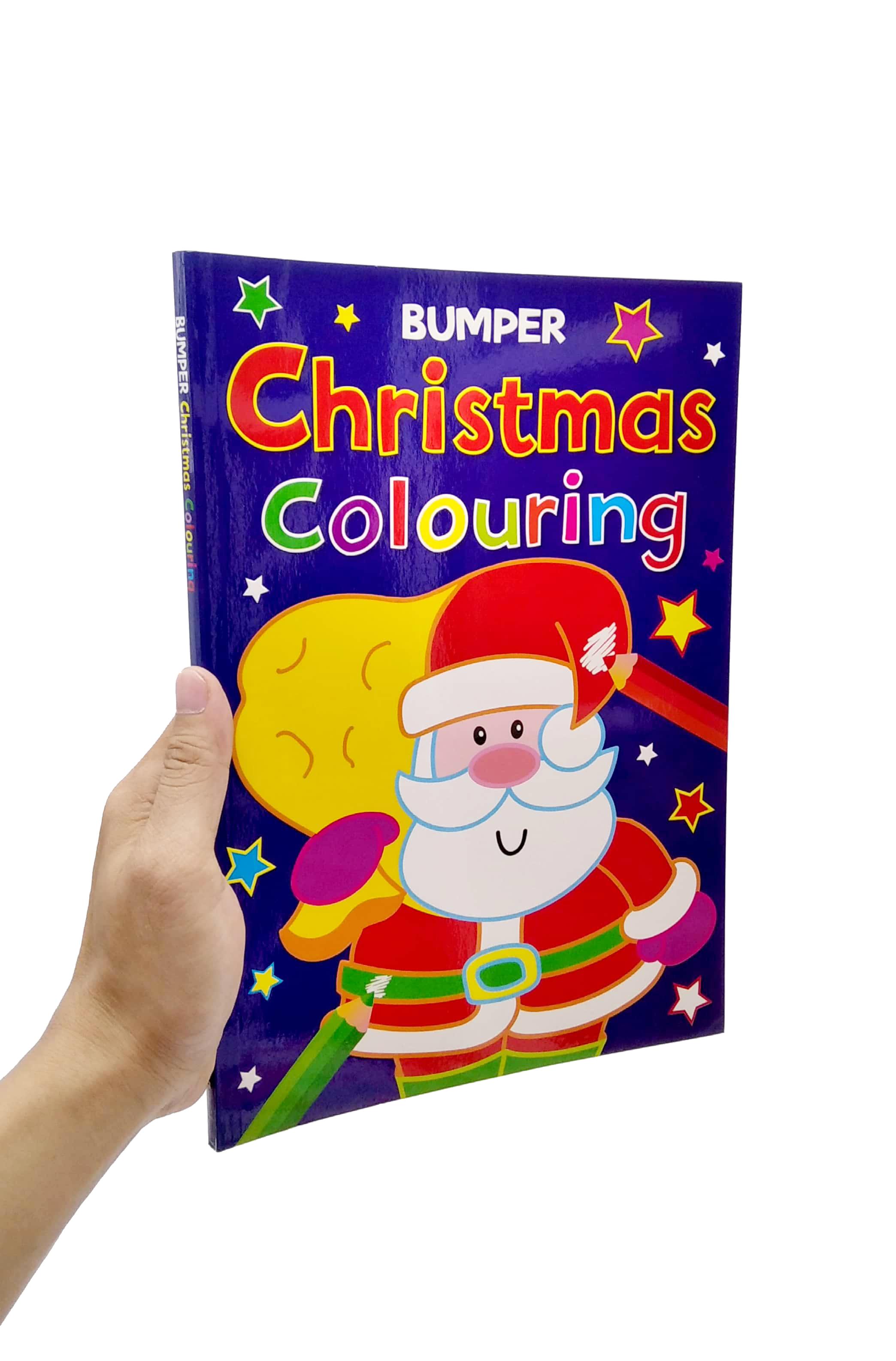 Bumper Christmas Colouring: Blue