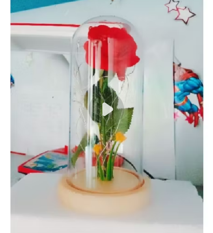 Đèn LED hoa hồng vĩnh cửu làm quà tặng quà lưu