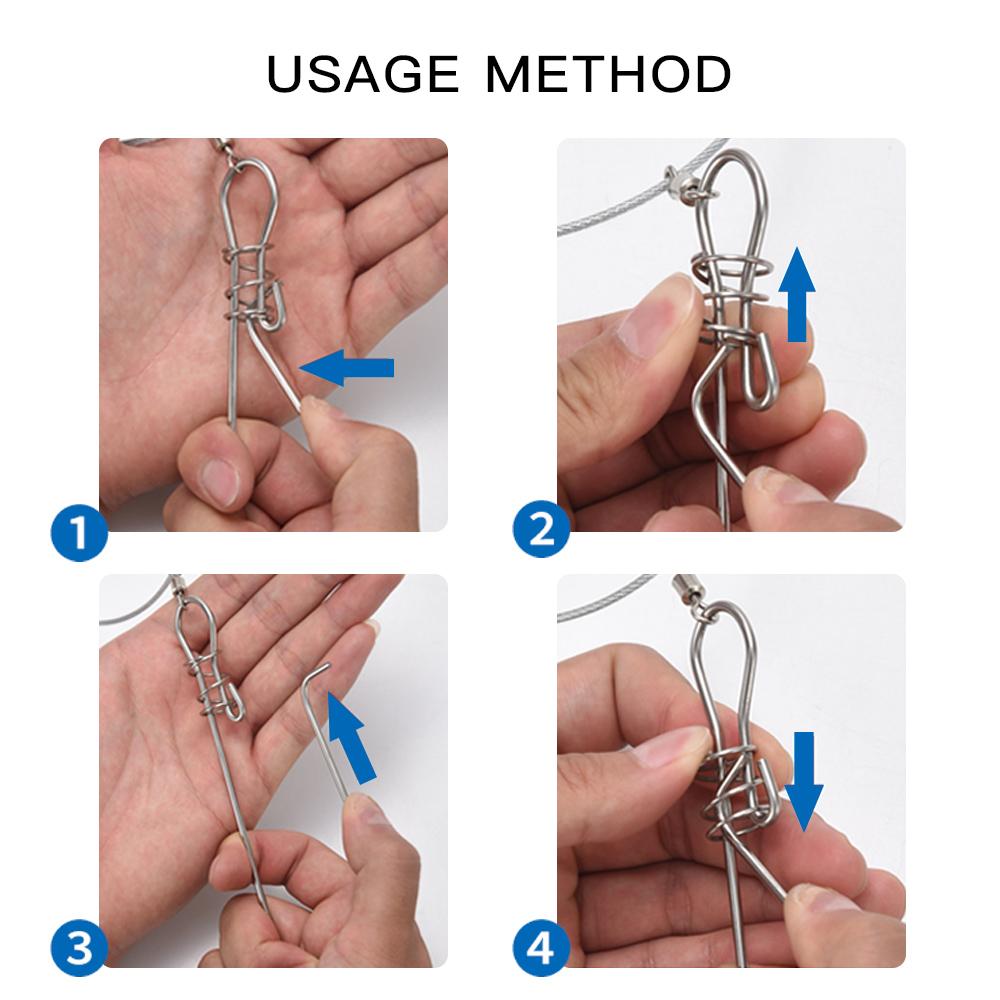 Dây Cáp Khóa Cá Đi Câu Tiện Nghi