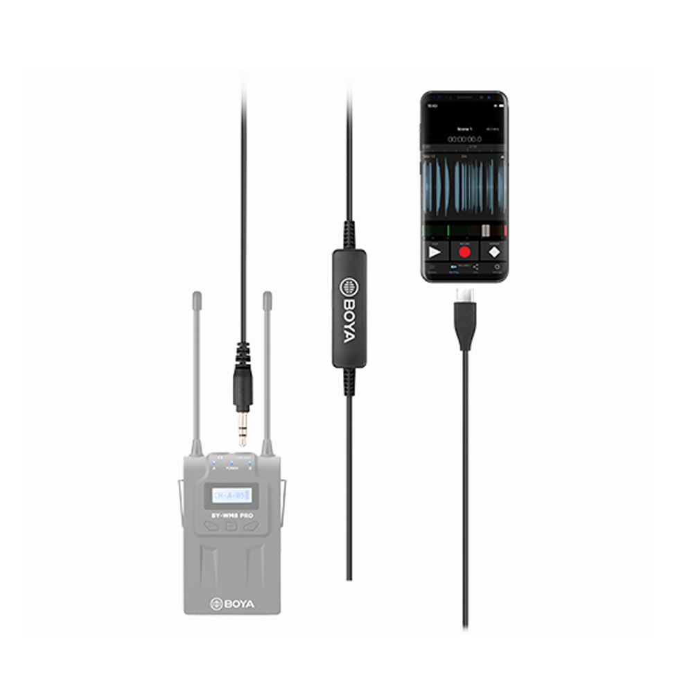 Phụ Kiện Âm Thanh | Đầu Chuyển BOYA - Audio Adapter &amp; Cable 35C-USB C - Hàng Chính Hãng