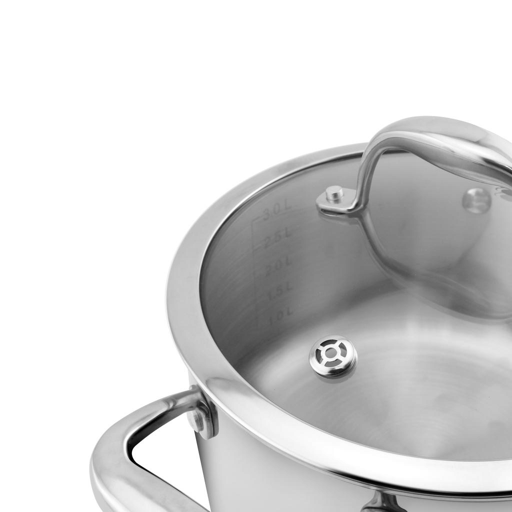 Nồi Inox 3 lớp cao cấp đáy liền Elmich Trimax XS EL-3746 size 18cm