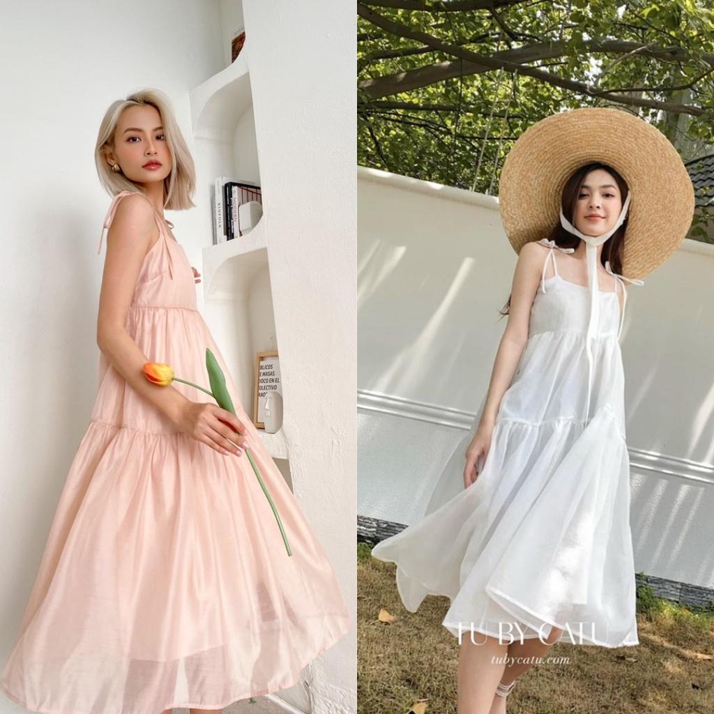 Đầm babydoll 2 dây suông rộng, Váy yếm babydoll hai dây Cao Cấp form rộng, nữ tính mát mẻ MiNhi