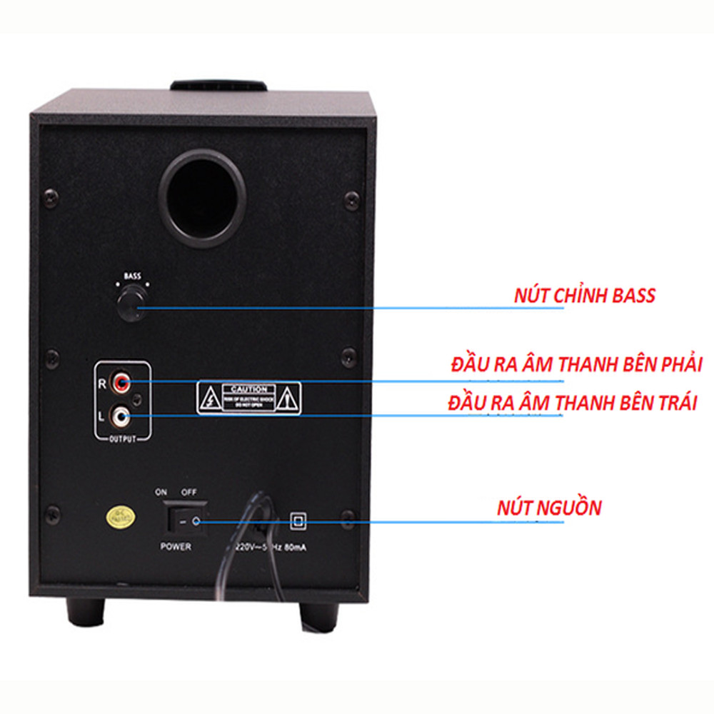 Loa Bluetooth vi tính dùng điện thoại máy tính laptop loa nghe USB PKCB 3900 3 trong 1 PF139  Đen