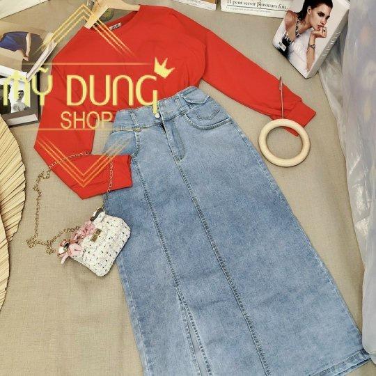 ÁO THUN COTTON TAY DÀI CỔ TRÒN