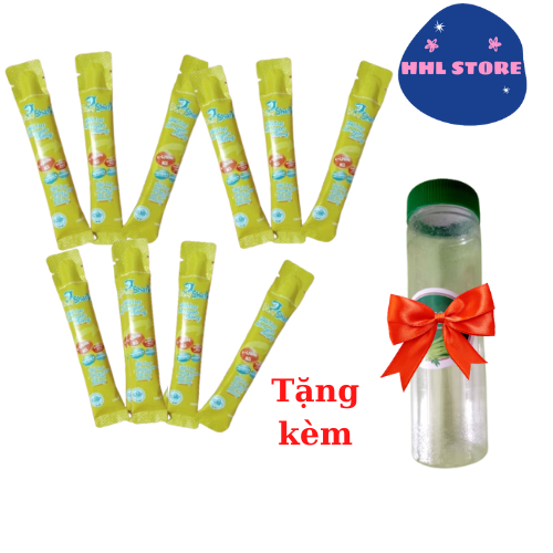 10 GÓI LẺ SIRO CÁ MẬP GOLD X2 - BABY SHARK Tặng Kèm Bình Nước Cho Bé
