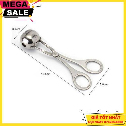 Dụng Cụ Làm Thịt Viên, Cá Viên Inox Đa Năng - Thiết Kế Vừa Tay Cầm - Tiện Dụng Hình Tròn - Giao Hàng Toàn Quốc