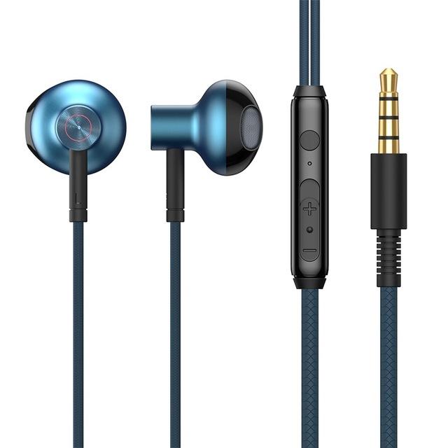 Tai Nghe Nhét Tai Baseus H19 Âm Thanh Nổi 6D Và Mic Cho Điện Thoại Xiaomi Có Dây 3.5mm - Hàng chính hãng