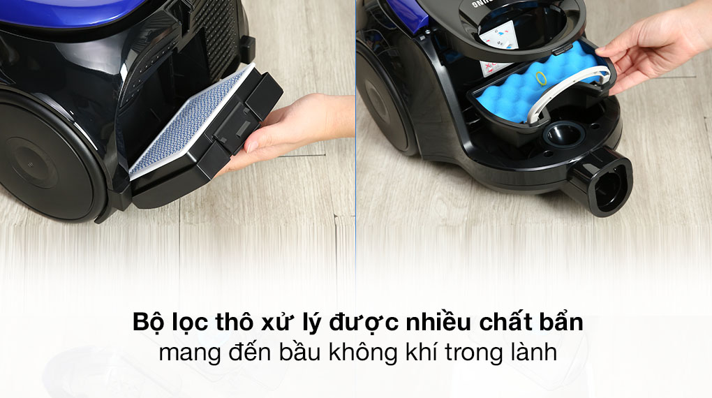 Máy hút bụi dạng hộp Samsung VC18M2120SB/SV - Hàng Chính Hãng