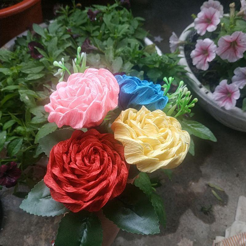 Hoa Hồng bằng Giấy nhún