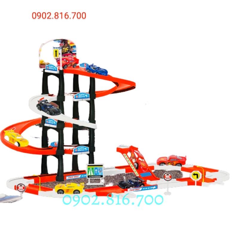 Bộ Đồ Chơi Đường ray cầu vồng Đường Đua Siêu Tốc Lightning Mcqueen 553-123