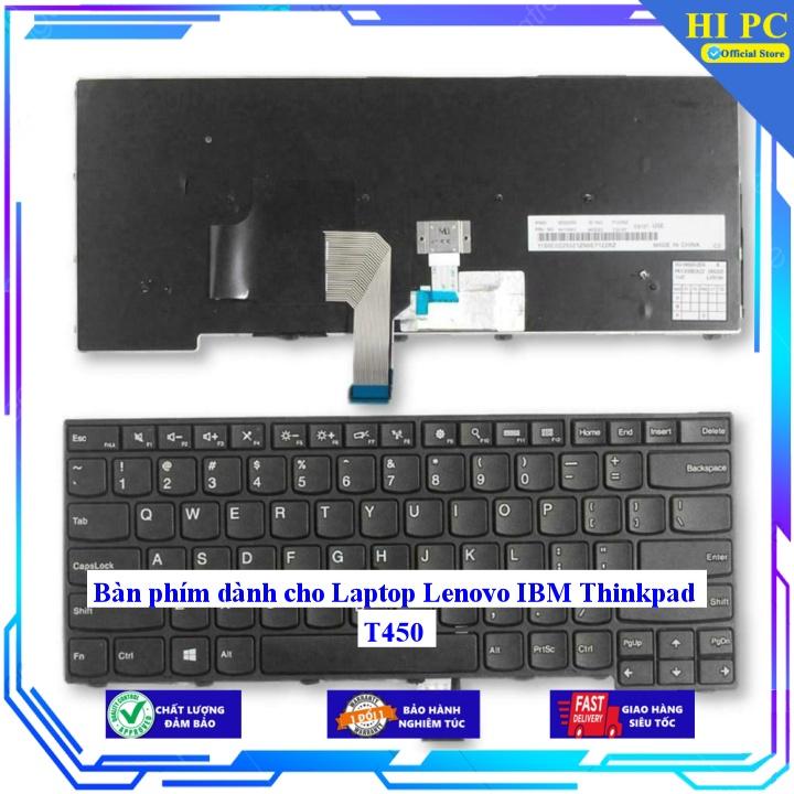 Bàn phím dành cho Laptop Lenovo IBM Thinkpad T450 - Phím Zin - Hàng Nhập Khẩu