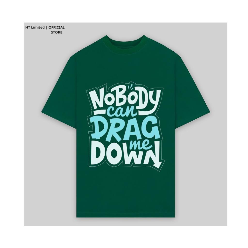 Áo thun thiết kế Unisex họa tiết nobody basic local brand, Cotton Cao Cấp 100%