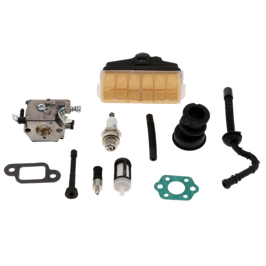 Chainsaw Carburetor Carb with Air Filter Tune Up Kit for Stihl MS210 MS230 MS250