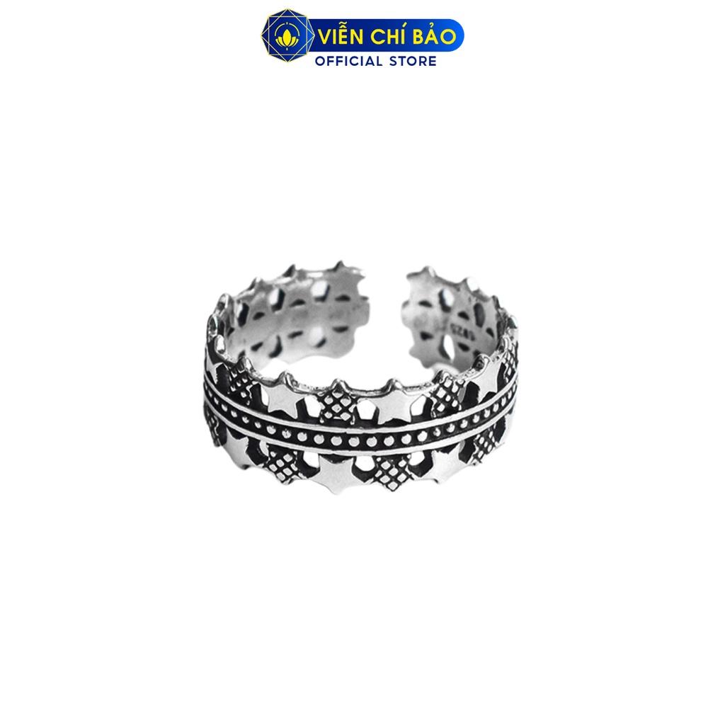 Nhẫn bạc nữ Star ngôi sao may mắn chất liệu bạc Thái S925 thời trang phụ kiện trang sức nữ Viễn Chí Bảo N000033