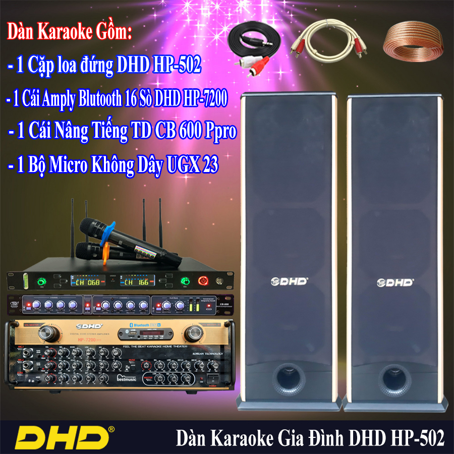 BỘ DÀN KARAOKE GIA ĐÌNH DHD SỐ 1 - VIP ( Hàng Chính Hãng )