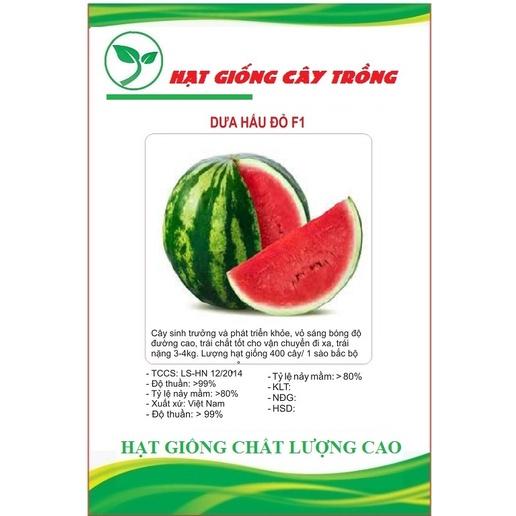 Hạt giống dưa hấu ruột đỏ lai F1 CT86 - Gói 10 hạt