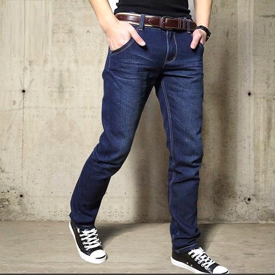 Quần Jean dài Nam Cao Cấp Ống suông 03 màu cơ bản, form chuẩn đẹp size từ 50-90kg