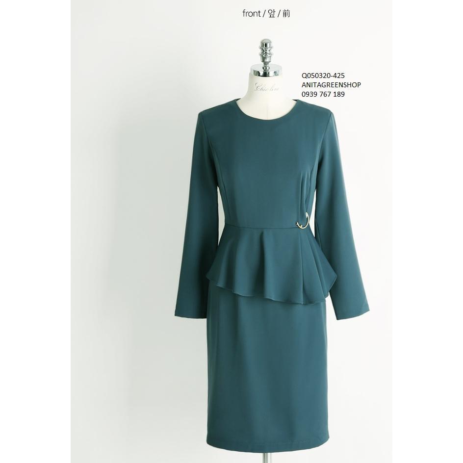 Q050320 ĐẦM PEPLUM NỮ THIẾT KẾ