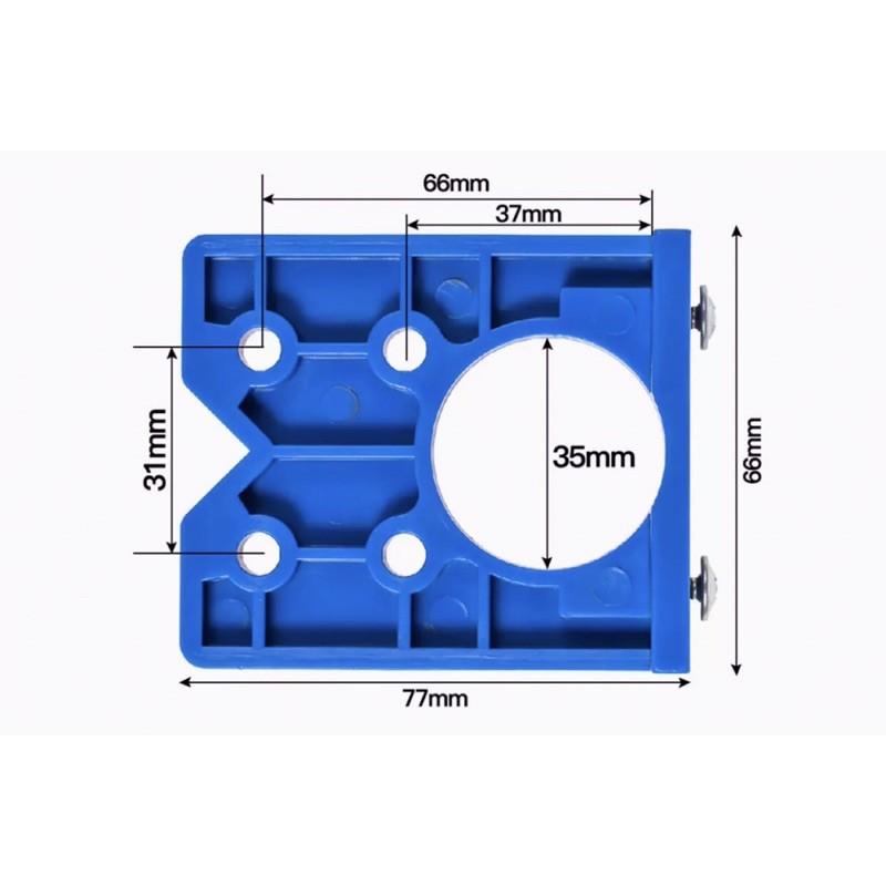 Bộ định vị khoan lỗ bản lề cửa nội thất