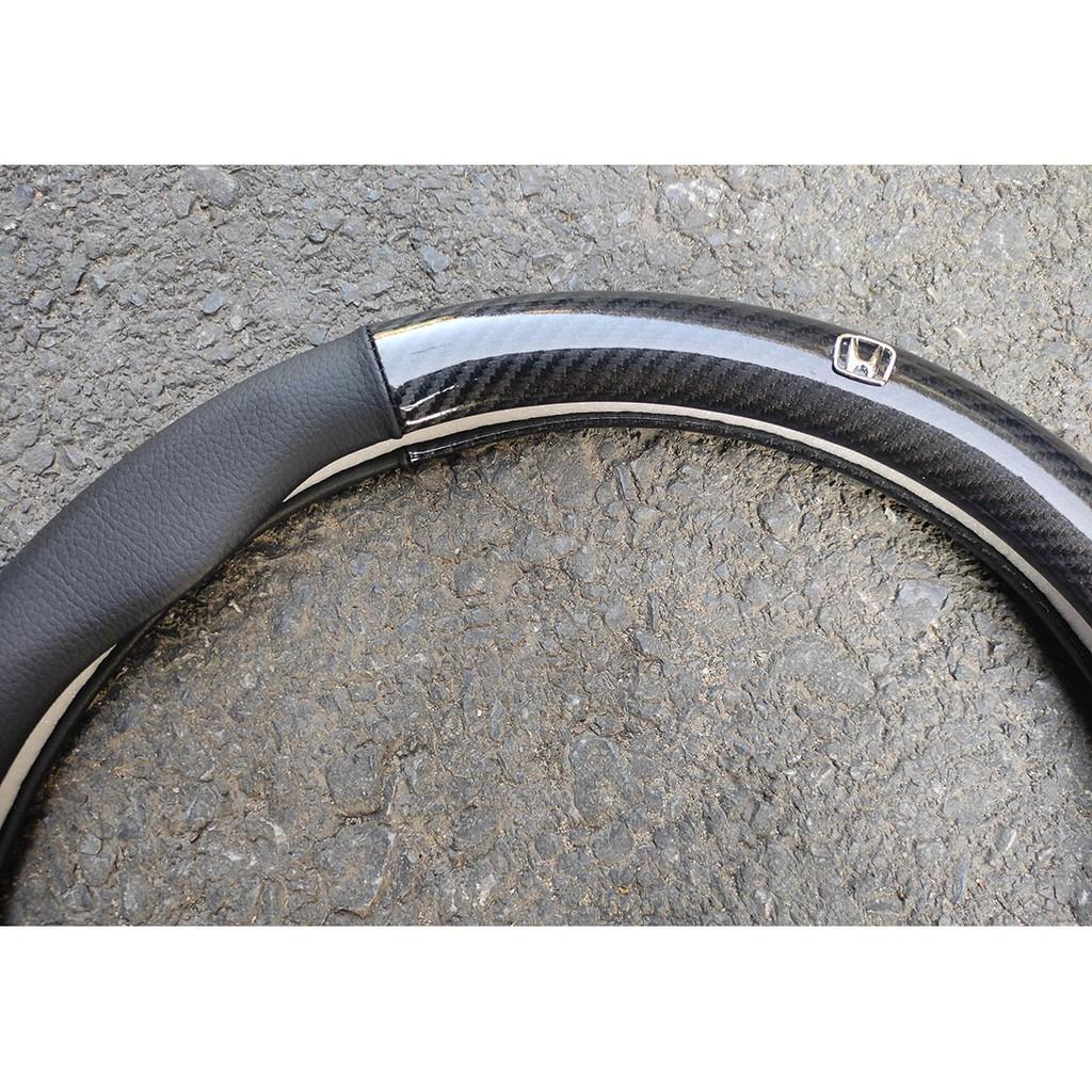 FORD, Bọc vô lăng cacbon có logo FORD - loại xịn