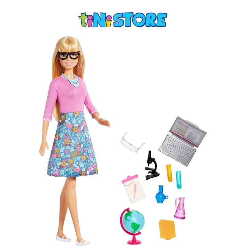 Bộ đồ chơi búp bê giáo viên tóc vàng Barbie