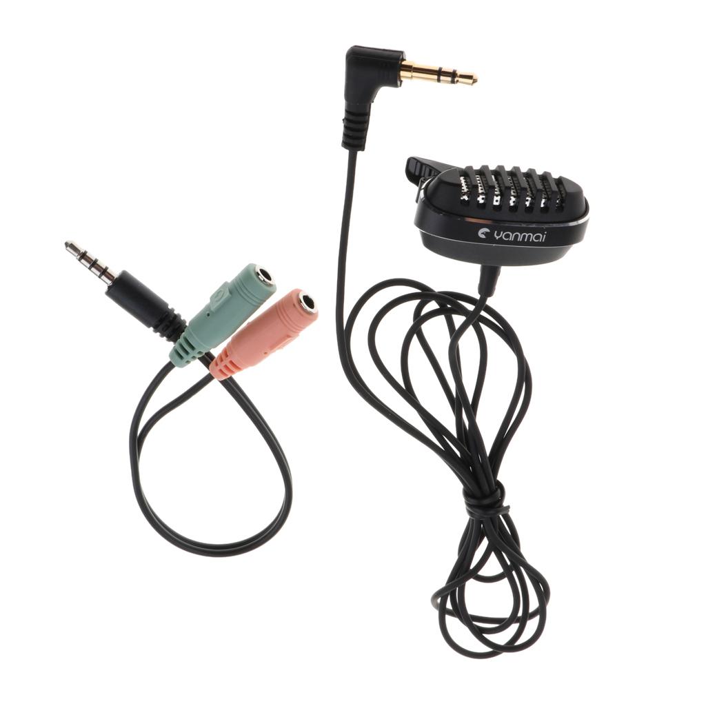 Lavalier Microphone Professional Omnidirectional Mic for video Lectures