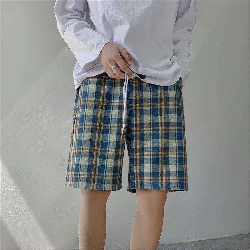 Quần Short Nam Sọc Ca Rô Năng Động