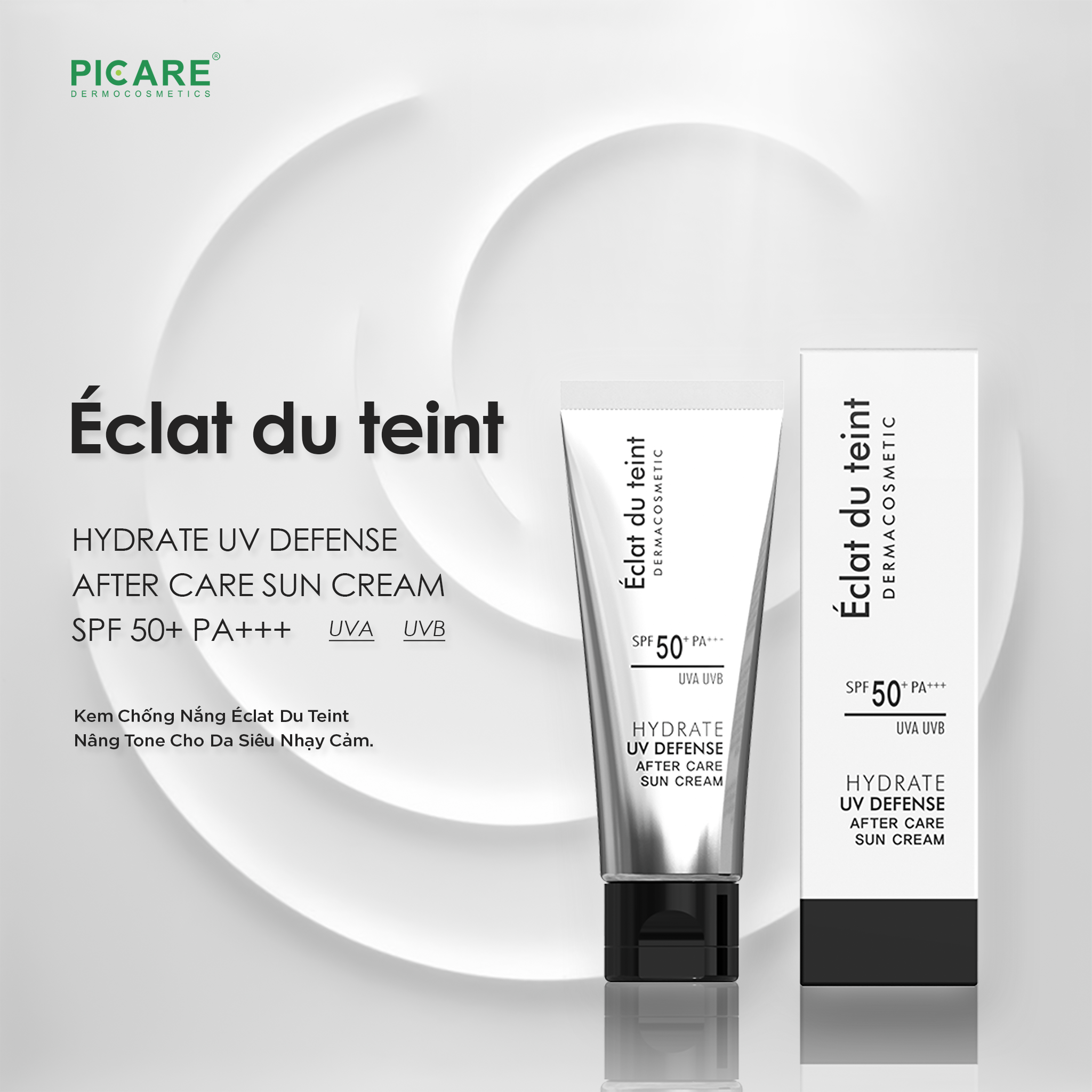 Kem Chống Nắng Giữ Ẩm Phục Hồi Sau Lazer Eclat Du Teint 50ml