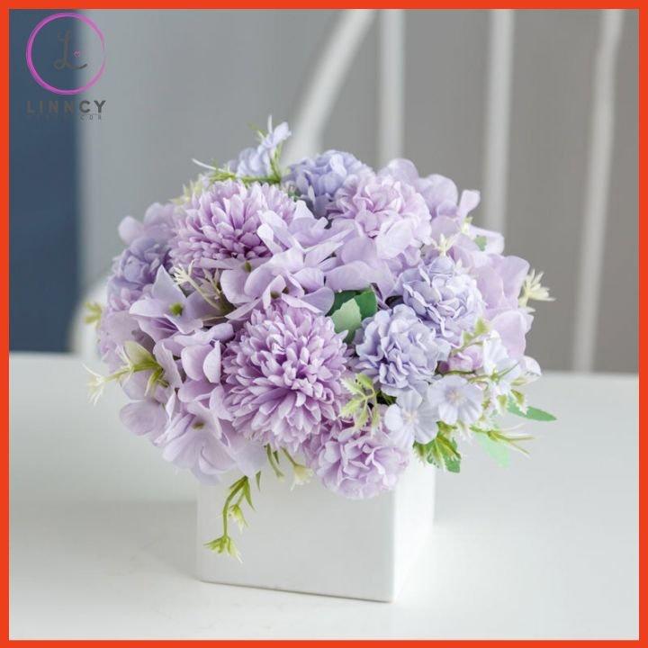 Chậu Hoa Để Bàn, Bình Hoa Để Bàn Trang Trí Nhà Cửa, Cửa Hàng, Văn Phòng