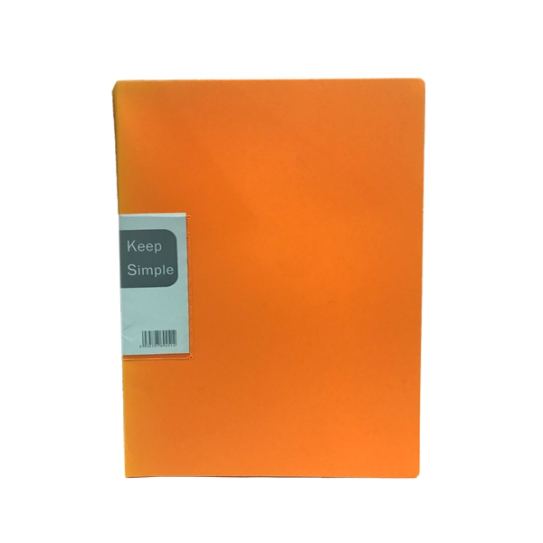 Bìa 30 Lá Nhựa A4 Yp 30b - Màu Cam