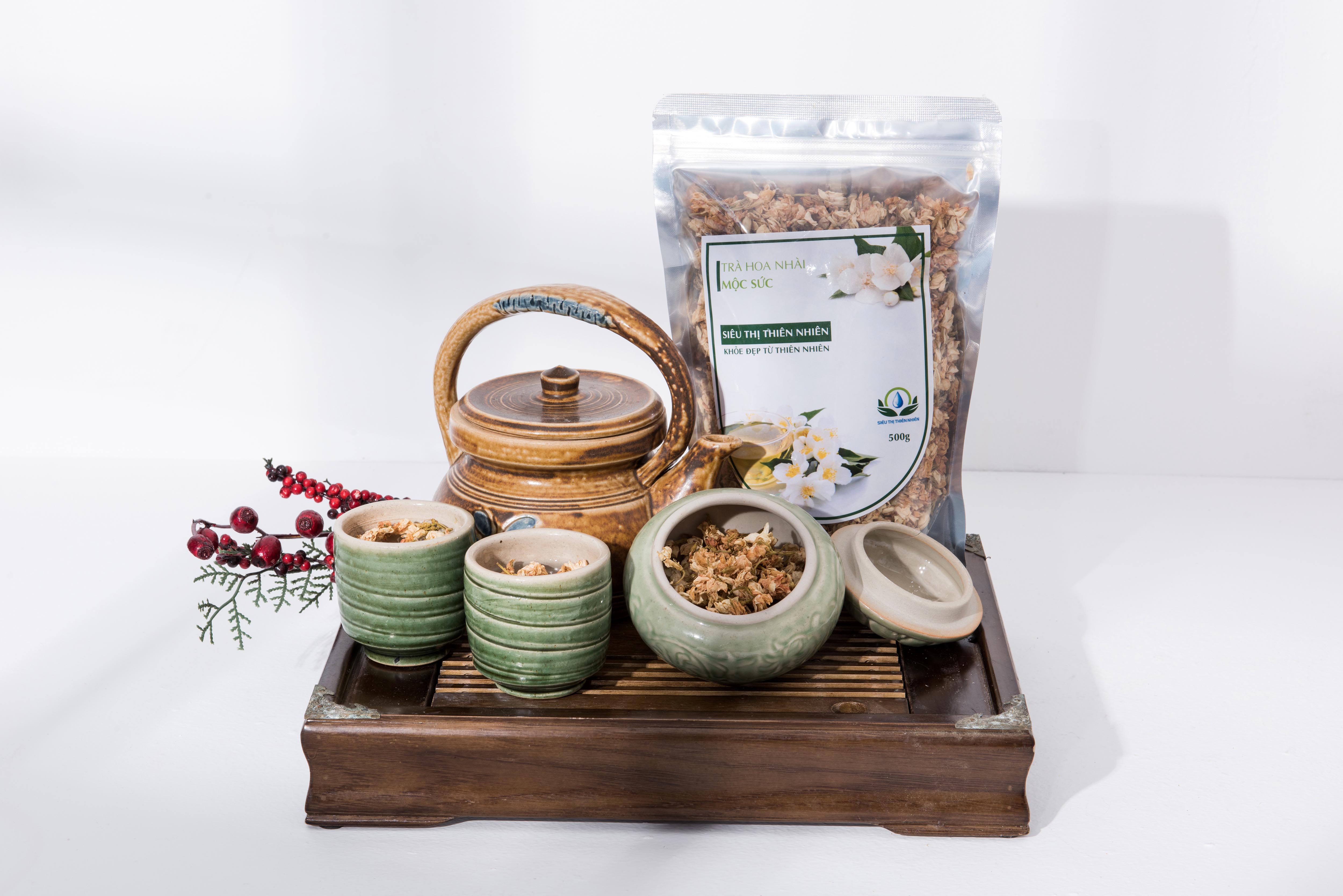 Trà Mộc Sắc Hoa Nhài 200g