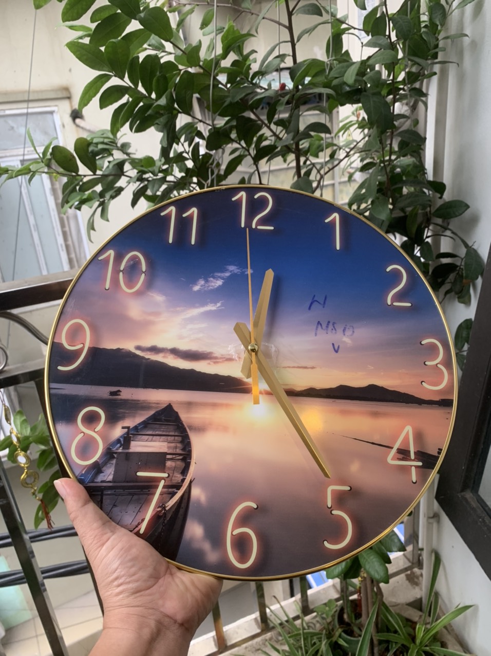 ĐỒNG HỒ TREO TƯỜNG TRANG TRÍ tráng gương phong cách  kích thước 35 CM nhiều mẫu mã