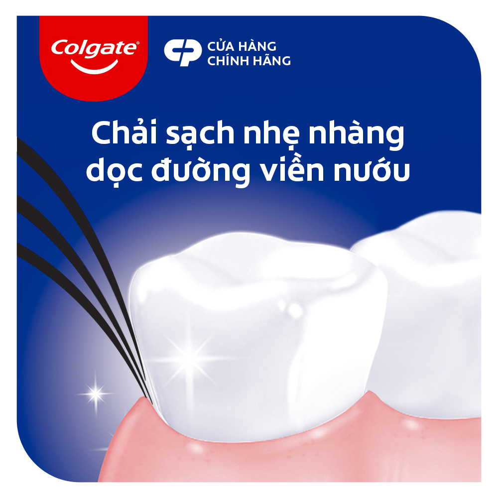 Bộ 4 bàn chải Colgate than hoạt tính kháng vi khuẩn Slimsoft Flex Clean Charcoal nguyên khối