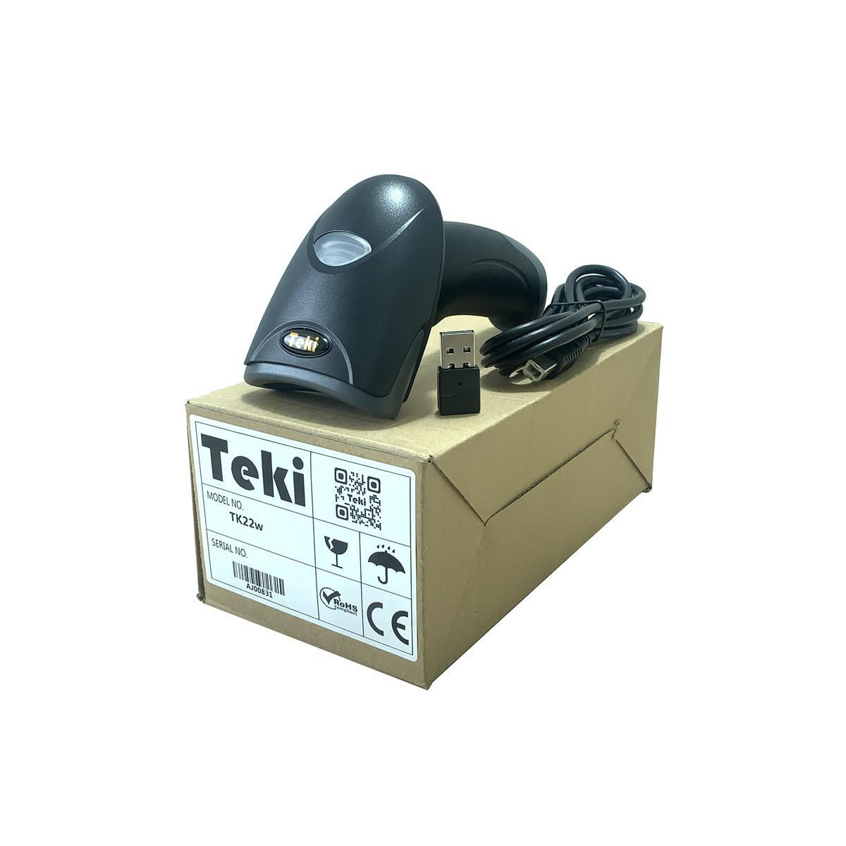 Máy quét mã vạch không dây Teki TK22W Hàng chính hãng