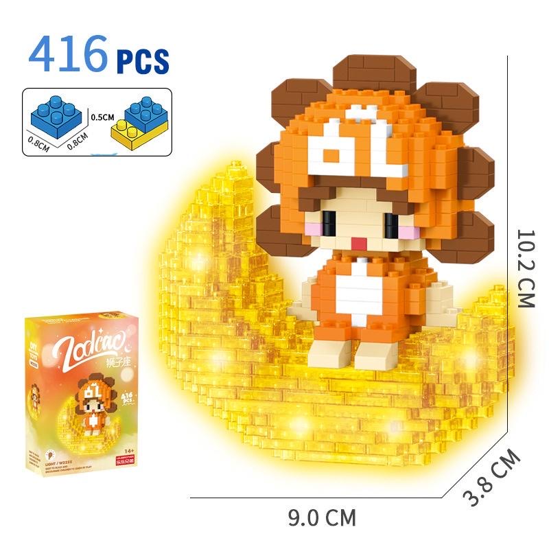 Đồ chơi lắp ráp mini 3D - 12 cung hoàng đạo