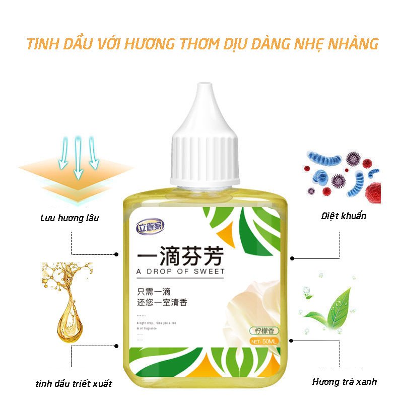 TINH DẦU NHỎ BỒN CẦU – TINH CHẤT THIÊN NHIÊN  – CHO NHÀ TẮM THƠM MÁT CẢ NGÀY