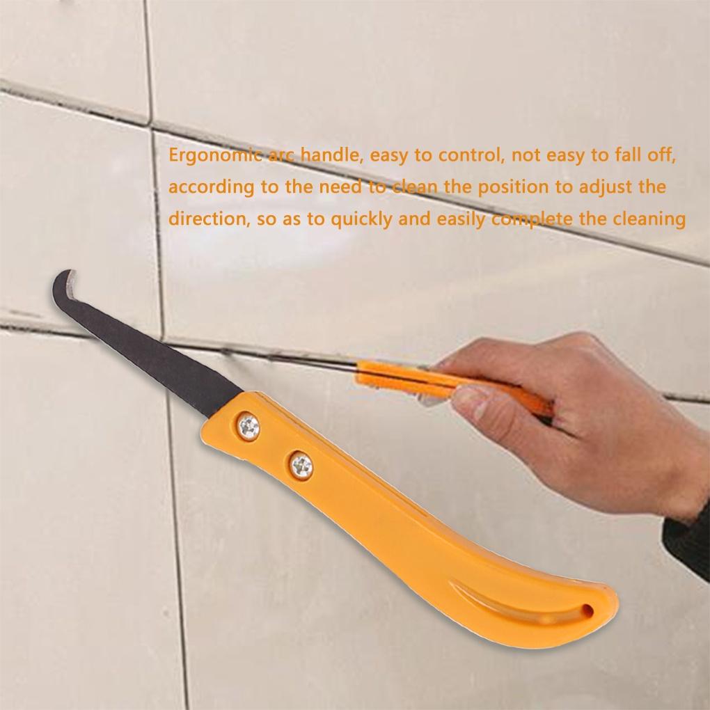 Tile Grout Remover Steel Tile Hook Cleaning Tool Household Ceramic Hook Hand Removal Tool, Tool