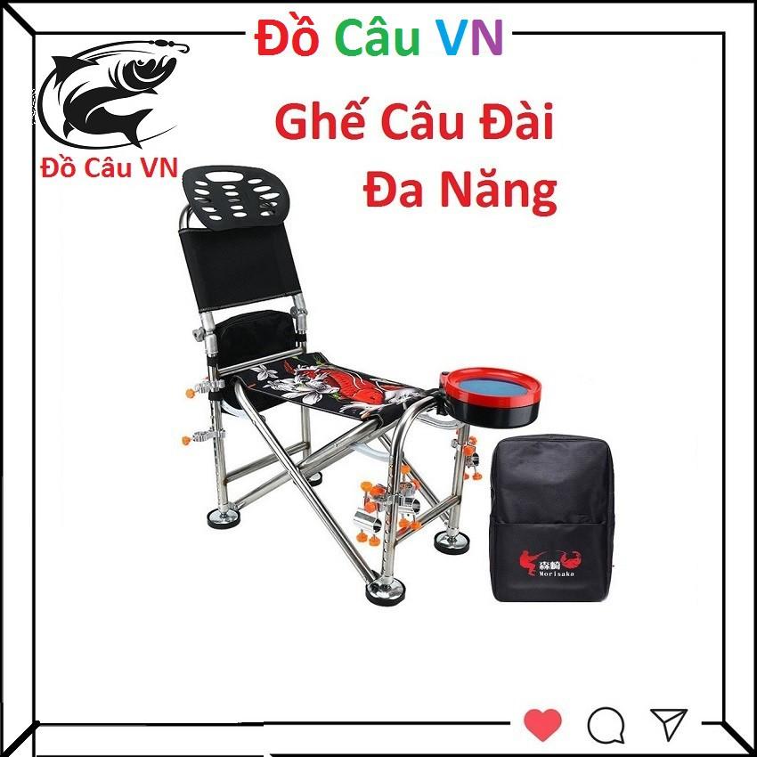 Ghế Câu Đài Cá Chép - ghế câu cá địa hình full phụ kiện , ghế câu đa năng hàng y hình 2