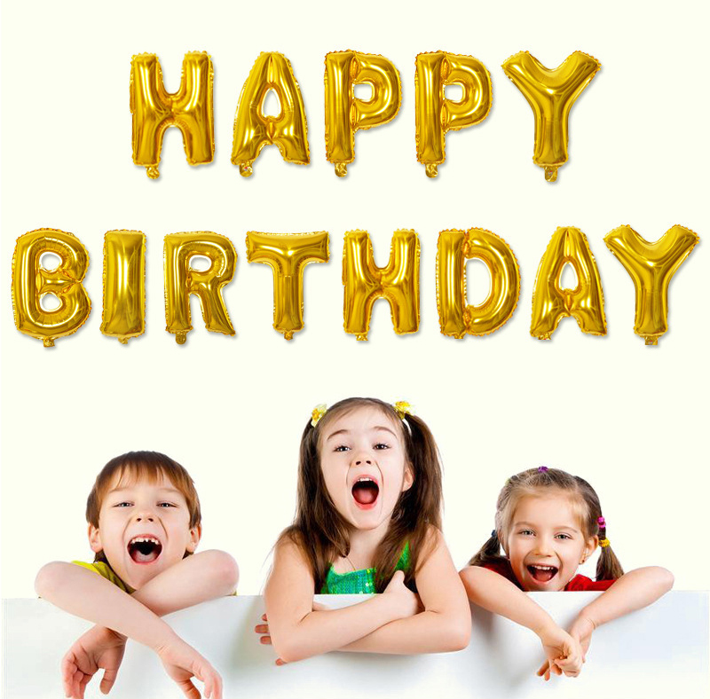 Bộ rèm kim tuyến kèm bộ chữ happy birthday trang trí sinh nhật tặng 2 khăn đa năng - hàng chính hãng