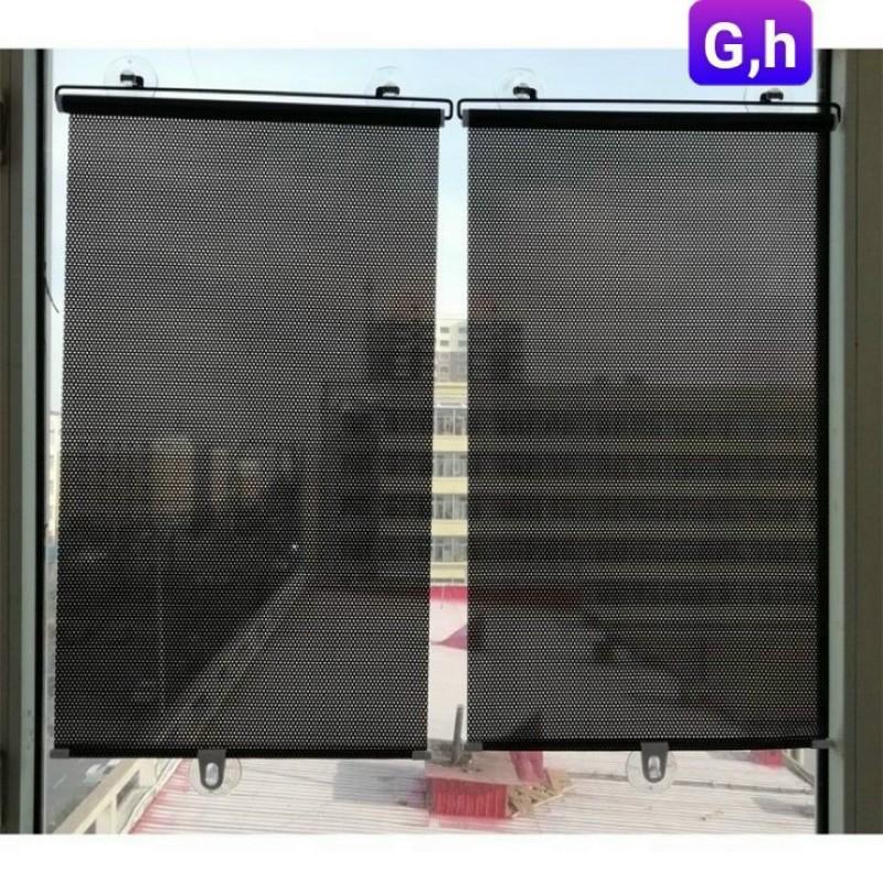 Rèm che nắng, tầm chắn nắng đa năng cuộn gọn dùng cho cửa kính nhà cửa và ô tô