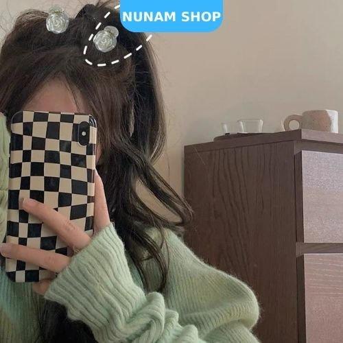 Kẹp tóc càng cua hoa hồng sang xịn cho nữ Nunam Shop