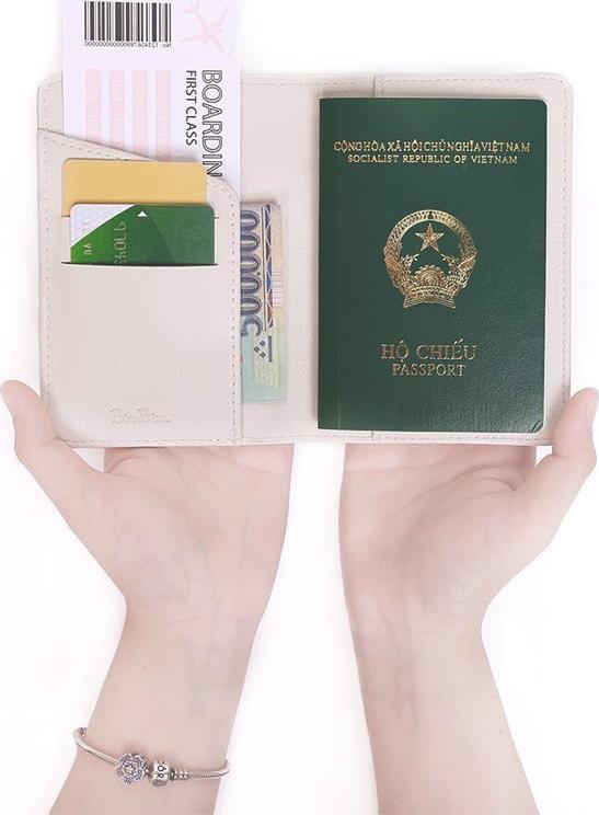 Bao da hộ chiếu - Chừa Cầu Hội An - INK-670-004-PH