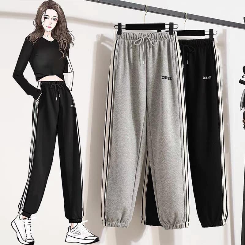 quần jogger CELNIE - nâu,freesize dưới 55kg