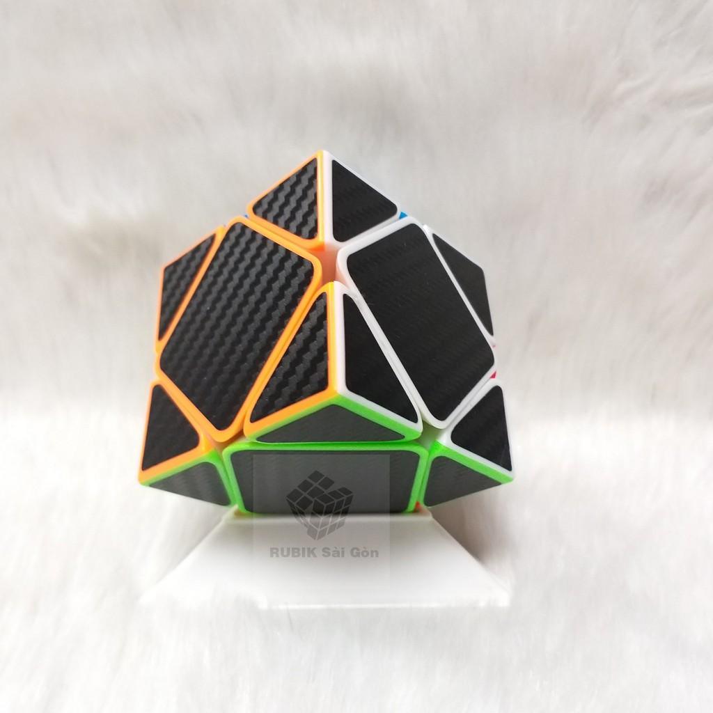 Khối Rubik Carbon Biến Thể Skewb - Rubic Ma Thuật Các Bon Biến Dạng - Ru Bíc Cacbon MoYu Meilong - Rubick Cac Bon Đẹp