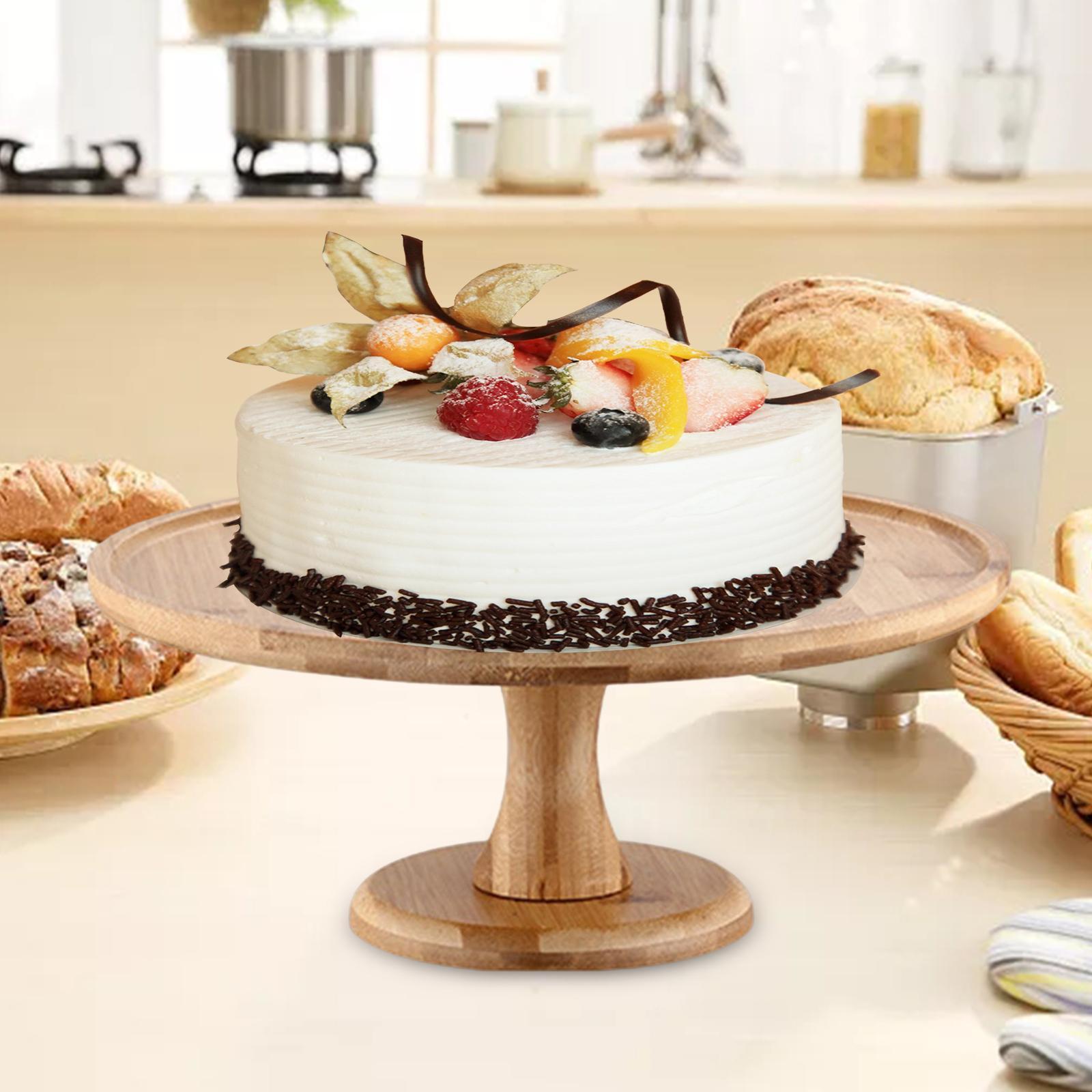 Cake Stand Round Party Wooden Tray Serving Tray for Wedding Party