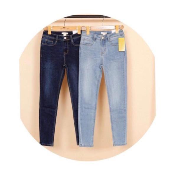 Quần jeans nữ VNXK cao cấp dáng skin