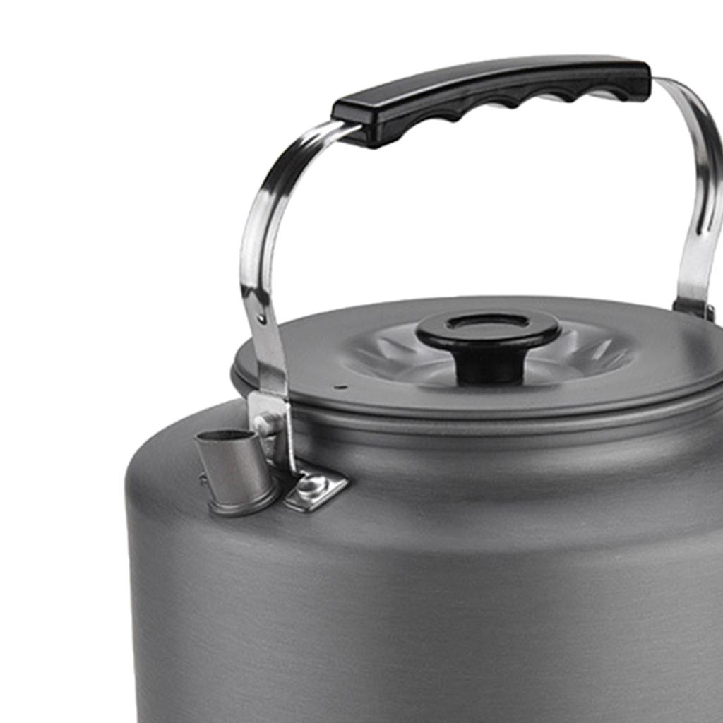 Outdoor 2L Water Kettle Camping Picnic BBQ Teapot Coffee Hhanging Pot