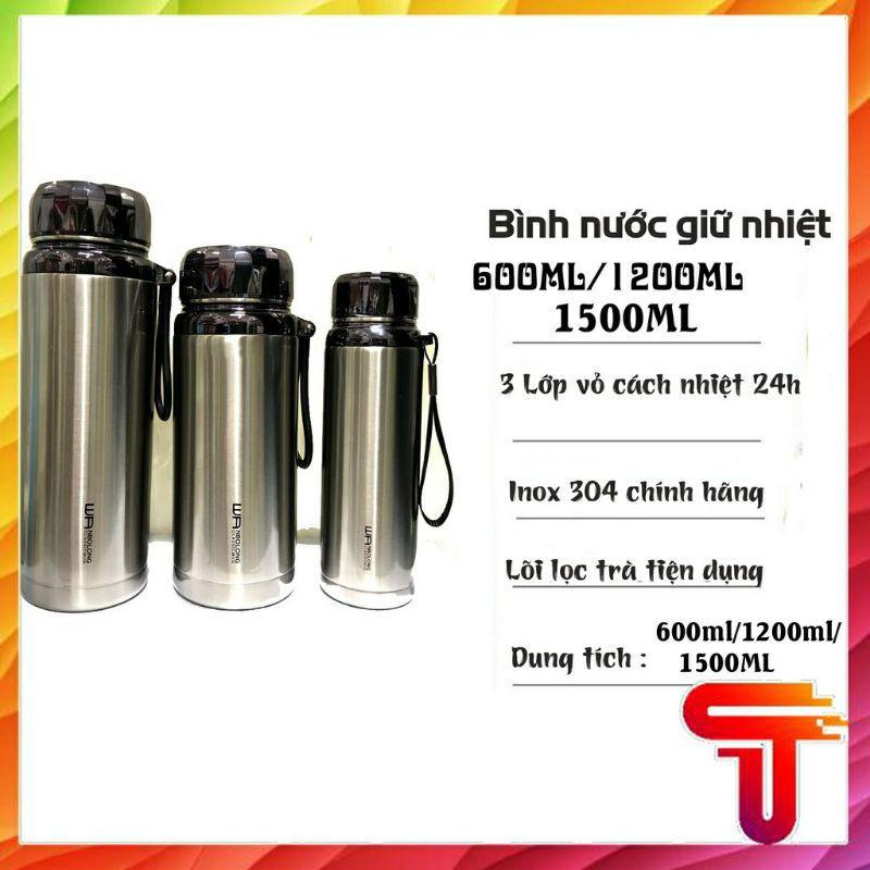 Bình GIỮ NHIỆT BAOL 1500ML LẮP KIM CƯƠNG CAO CẤP Giữ Nhiệt Cực Tốt