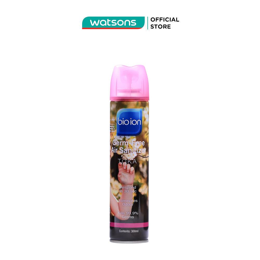 Chai Xịt Bioion Germ-Free Air Sanitizer Làm Sạch Khuẩn Hương Toka 300ml